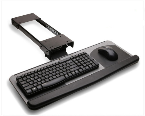Ergonomic Clamp On Keyboard Tray With Mouse Pad