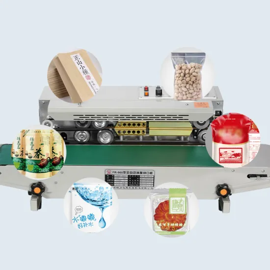 FR900 Continuous Plastic Sealer Machine - Automatic Pouch Sealing Machine