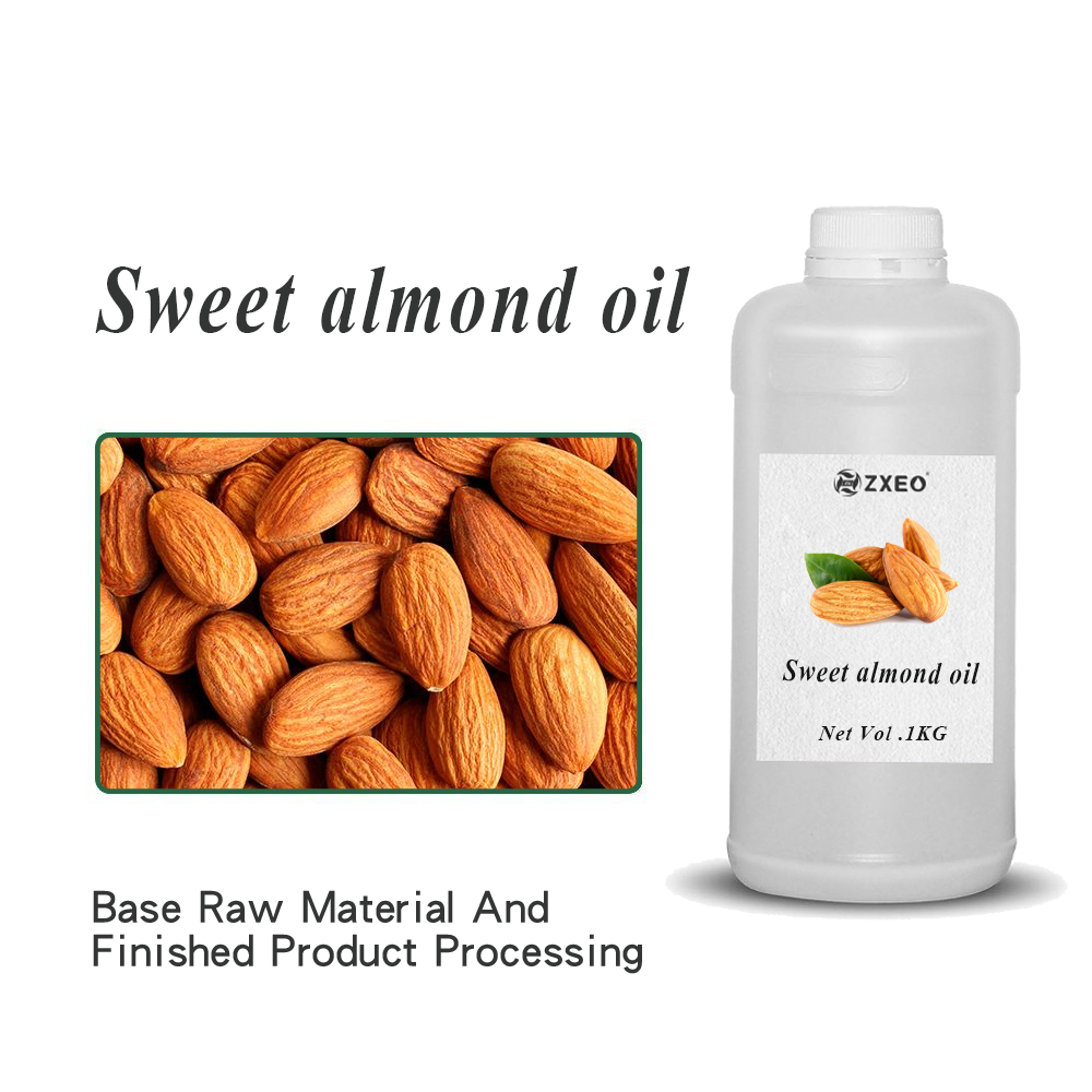 Cold Pressed Sweet Almond Oil Price Almond Oil Carrier Bulk For Blend Essential Oils