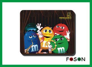 Customized Cartoon Natural Rubber Mouse Mat For Kids , ODM