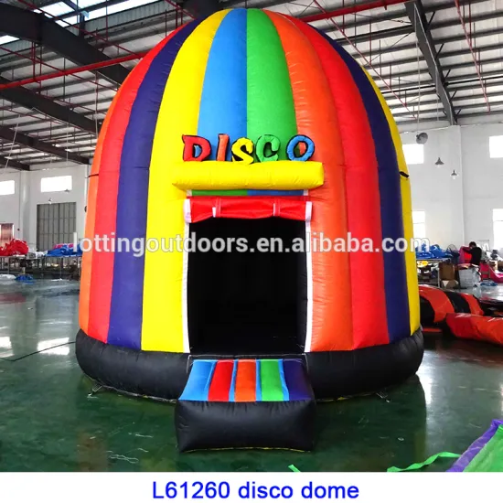 HOT china factory price disco dome small inflatable bouncer