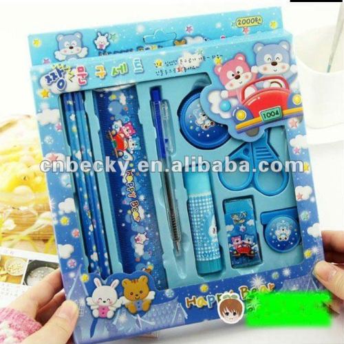 Top sale Korean funny happy bear stationery set