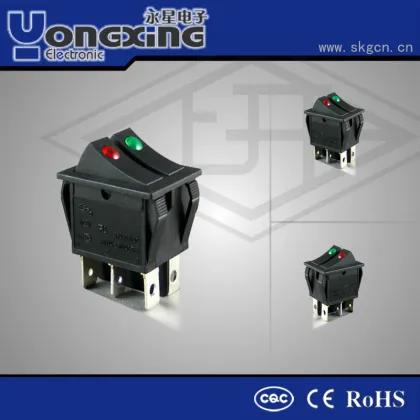 Illuminated Momentary Rocker Switches