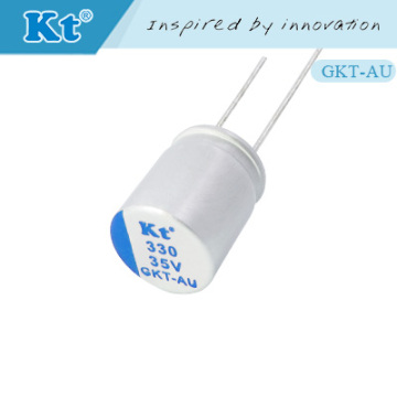 GKT-AU Radial Polymer Aluminum Solid Electrolytic Capacitors