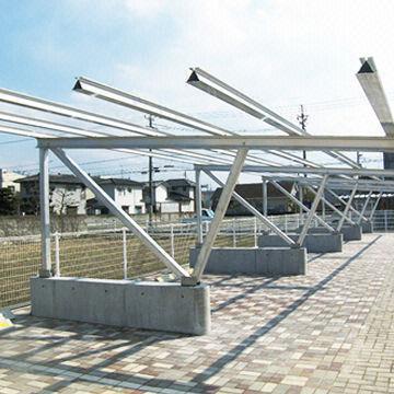 PV Solar Carport, Strong Structure, OEM Service, 12-year Warranty