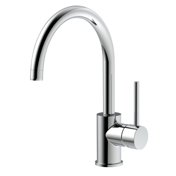 brass kitchen sink faucet Brass Brushed Nickel Kitchen Faucet 1 Hole Factory