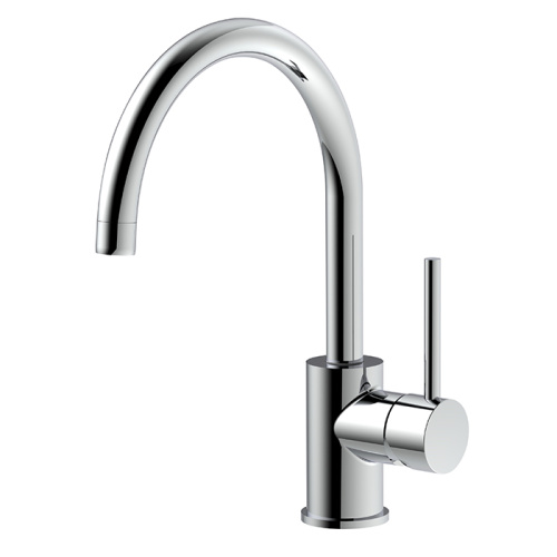 brass kitchen sink faucet Brass Brushed Nickel Kitchen Faucet 1 Hole Factory