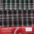 Boucle fashion tartan design kain tanah hitam