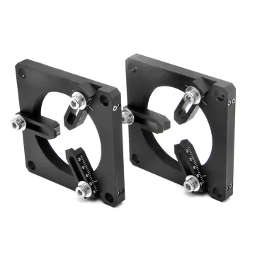 PT-SD88: Adjustable Diameter Optical Lens Mount Component with Fixed Installation Base