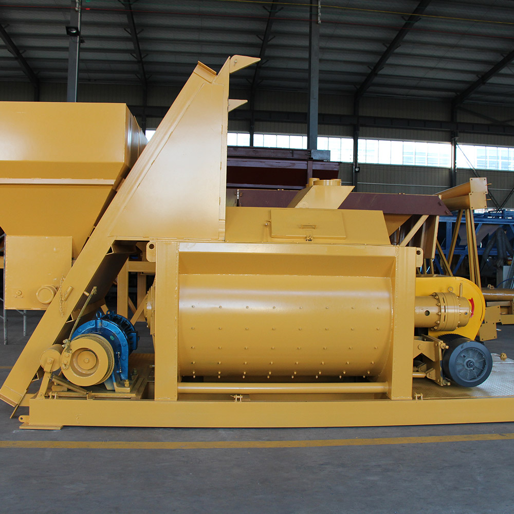 Electric twin shaft 1000l JS concrete mixer machine