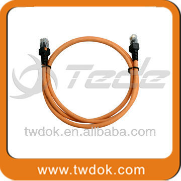 high quality with fluke test LSZH 2m flat ethernet cat6 utp patch cord