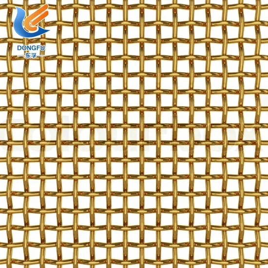 Decorative Crimped Woven Mesh - Multiple Styles For Sale