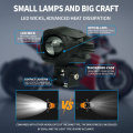 Super Bright Mini 12V Laser Waterproof Off-road LED Fog Driving Light for Motorcycles and Cars