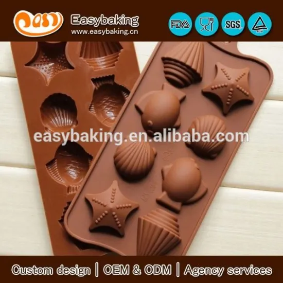 The popular sea life chocolate mold