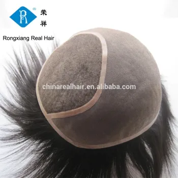 Cheap wholesale factory price natural silk top men toupee human hair