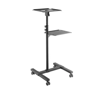 Adjustable MG Mobile Projector Stand: A Versatile Rolling Cart for Laptop, Projector, and TV with Wheels