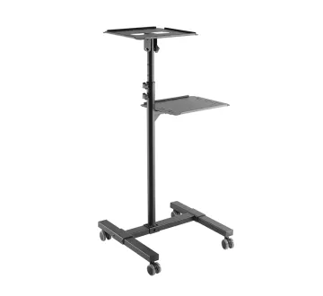 Adjustable MG Mobile Projector Stand: A Versatile Rolling Cart for Laptop, Projector, and TV with Wheels