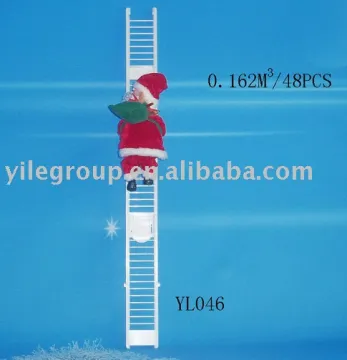 Santa Climbing staircase,6&quot; santa climbing ladder,6&quot;santa toy