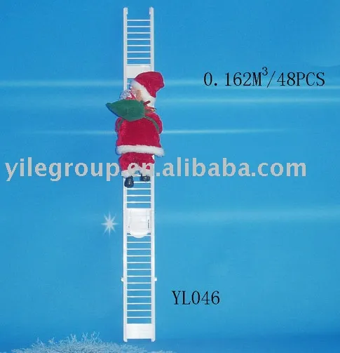 Santa Climbing staircase,6" santa climbing ladder,6"santa toy