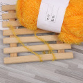 Toptan 50g Boyalı Çevre Dostu Uster Test Edilmiş Polyester Karışımlı Tüy İplik Tığ Işi Sparkle Scrubby Bulaşık Yıkama Dikiş İpliği