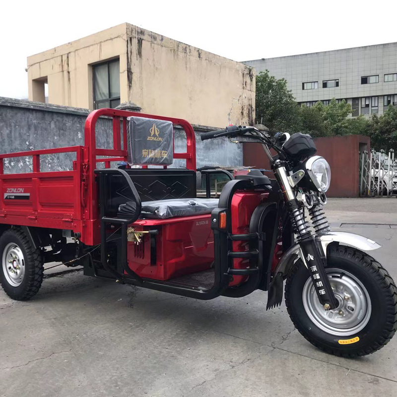 Environmentally friendly A6 three wheeled motorcycle