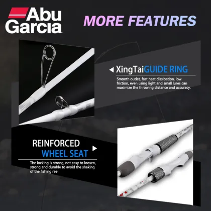 2022 NEW Abu Garcia Veritas Plus Baitcasting Spinning Rod - 1.98m/2.10m Carbon Fishing Rod