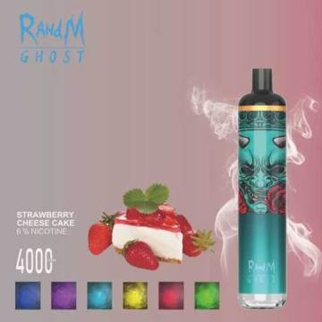 Популярные 4000 Puffs Randm Ghost Vape Rechargeable