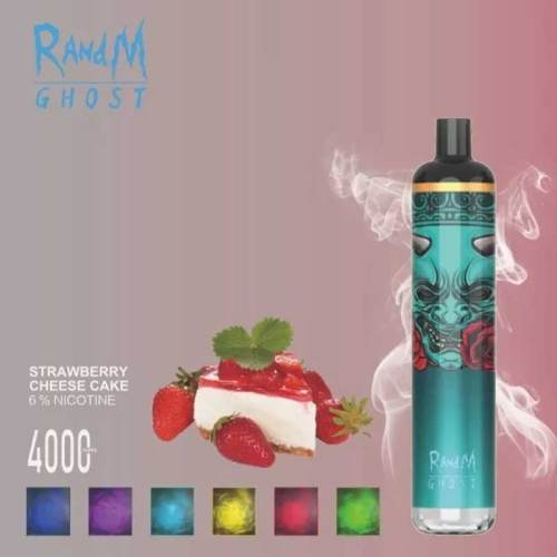 Randm Ghost Led Light 4000 퍼프 일회용 vape