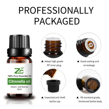 Citronella Oil Essential Bajón de masaje de perfume orgánico natural