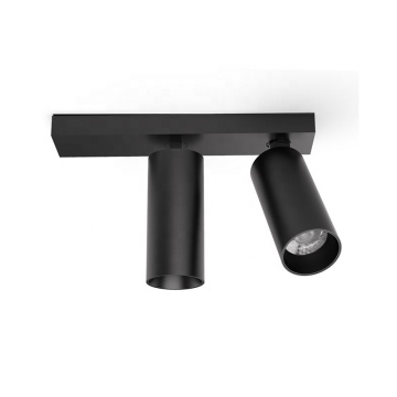 Adjustable COB Spotlight - 5 Year Warranty Black Gold 2 Head Ceiling Lamp