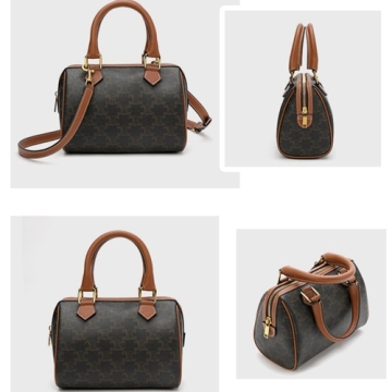 Light luxury exquisite fashion old flower Arc de Triomphe handbag new
