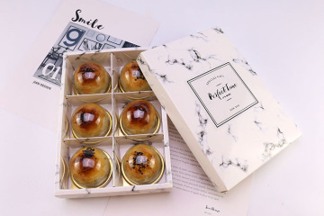 Marmor Design Papier Verpackung Keksdose