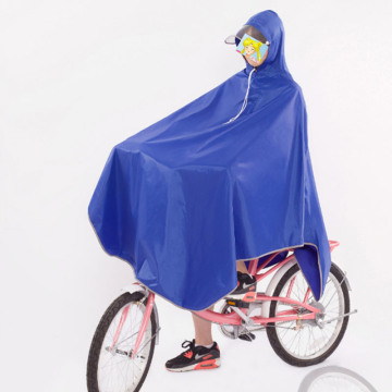 Polyester Rain Poncho with Pouch Folding
