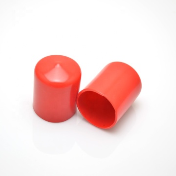 10pcs 22mm Red Vinyl End Caps: Wire Cable Tube Pipe Covers and Protectors