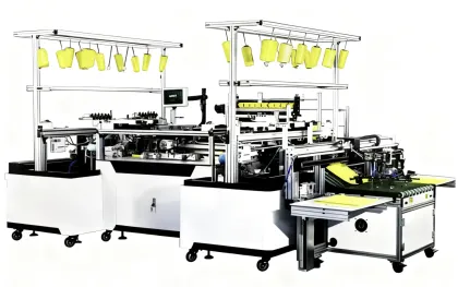 PLC Controlled Microfiber Towel Making Equipment