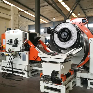 3-in-1 Steel Stock Decoiler Straightener Machine for Metal Coil Feeder Line
