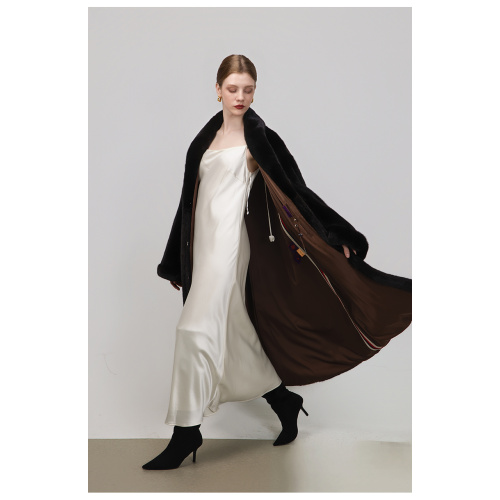 KC Fur Velvet Young Short Fashion Fur Coat For Women