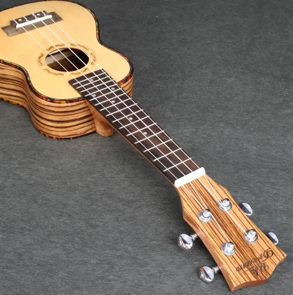 Green Pearl Edged Ukulele