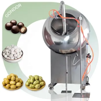 Automatic Steel Peanut Almond Sugar Tablet Coating Pan Candy Polishing Machine