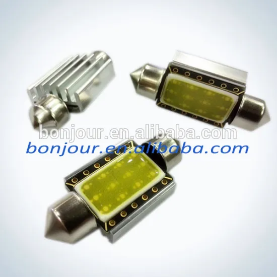 Canbus cob led with aluminum and heatsink festoon led car accessories