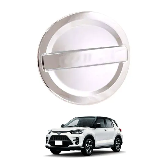 OEM ABS Carbon Fiber Chrome Exterior Parts for 2021 Toyota RAIZE Fuel Tank Caps