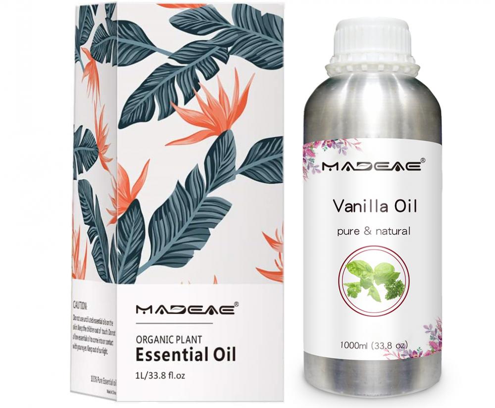 Minyak esensial vanilla alami murni untuk lilin vanilla wewangian minyak vanilla minyak lotion body shampo