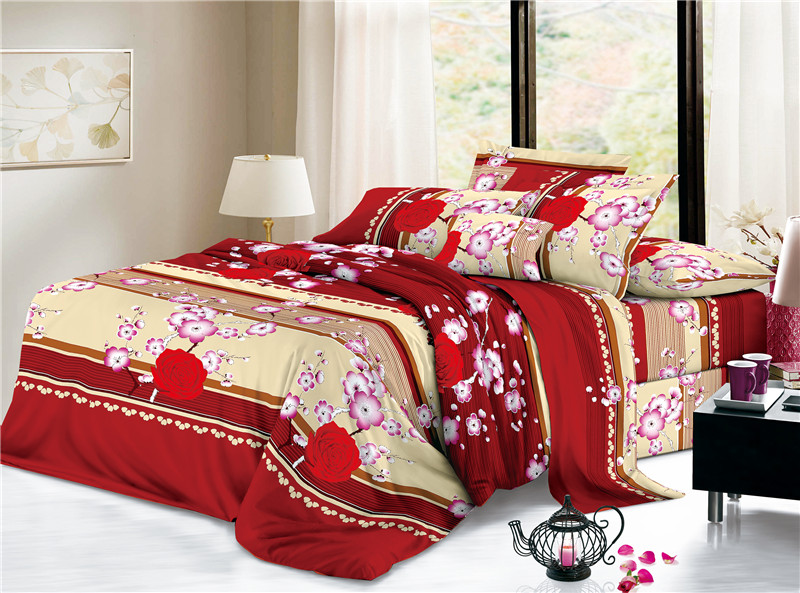Woven Polyester Plain Bedding Sheets