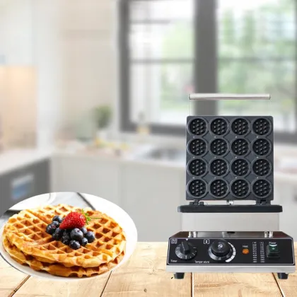 Cuisinart Double Waffle Maker Machine - Mini Commercial Industrial Vertical Honeycomb