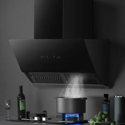 Smart Smoke Extractor Hood for Kitchen - 900mm Range Hood Chimney Exhaust