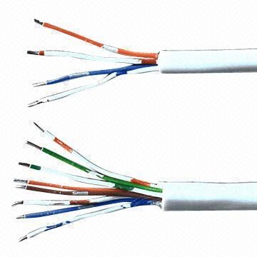 Telephone Cable, Available in Green, White, Transparent and Black