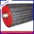 Belt conveyor slide pulley lagging and retainer