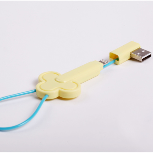 Retro key usb charging cable
