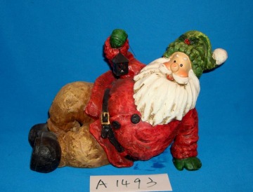 Funny Playing Santa for Christmas Decoration