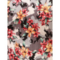 Camouflage Flower Rayon Challis 30S Printing Woven Fabric